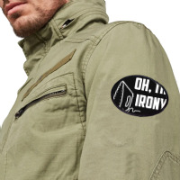 Oh, The Irony Oval Patch | Artistshot