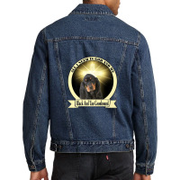 God And My Black And Tan Coonhound Men Denim Jacket | Artistshot