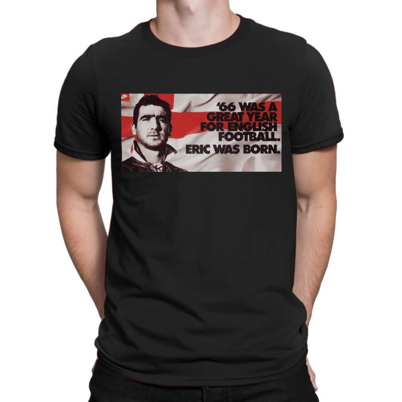 Eric Cantona, Eric Cantona Vintage, Eric Was Born, Eric Cantona Painti T-shirt | Artistshot