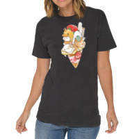 Icecream Cone Cat, Icecream Cone Cat Art, Icecream Cone Cat Vintage, I Vintage T-shirt | Artistshot