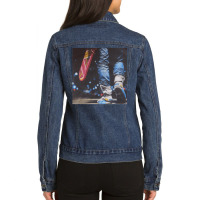 Back To The Future, Back To The Future Vintage, Back To The Future Pai Ladies Denim Jacket | Artistshot