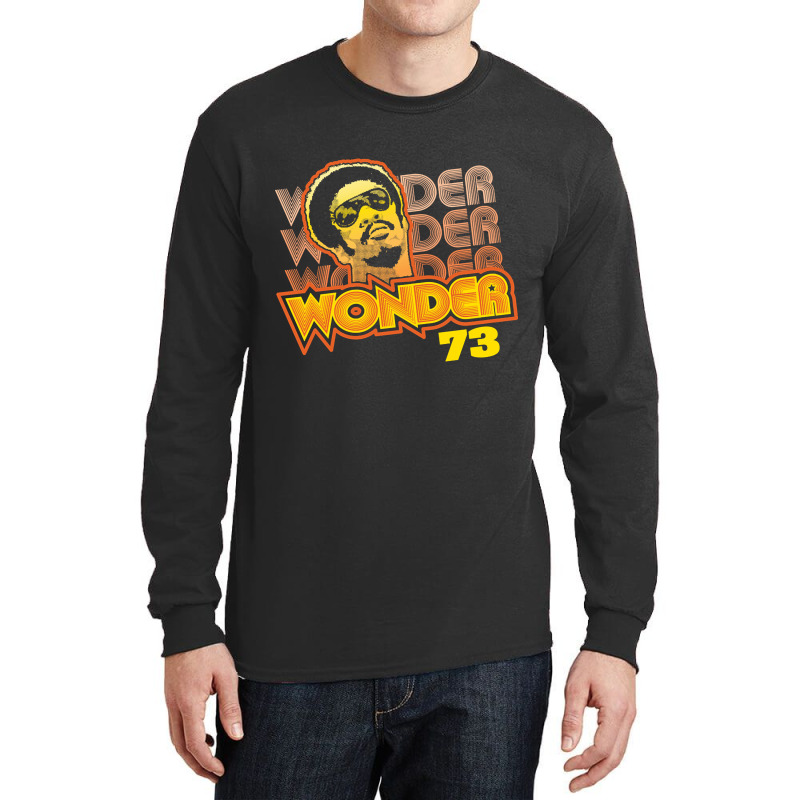 Stevie Wonder 73, Stevie Wonder, 73, Stevie Wonder Vintage, Stevie Won Long Sleeve Shirts | Artistshot