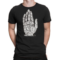 Chart Of The Hand, Palmistry, Chart, The Hand, Chart Of The Hand Vinta T-shirt | Artistshot