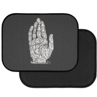 Chart Of The Hand, Palmistry, Chart, The Hand, Chart Of The Hand Vinta Rear Car Mat | Artistshot