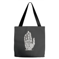 Chart Of The Hand, Palmistry, Chart, The Hand, Chart Of The Hand Vinta Tote Bags | Artistshot