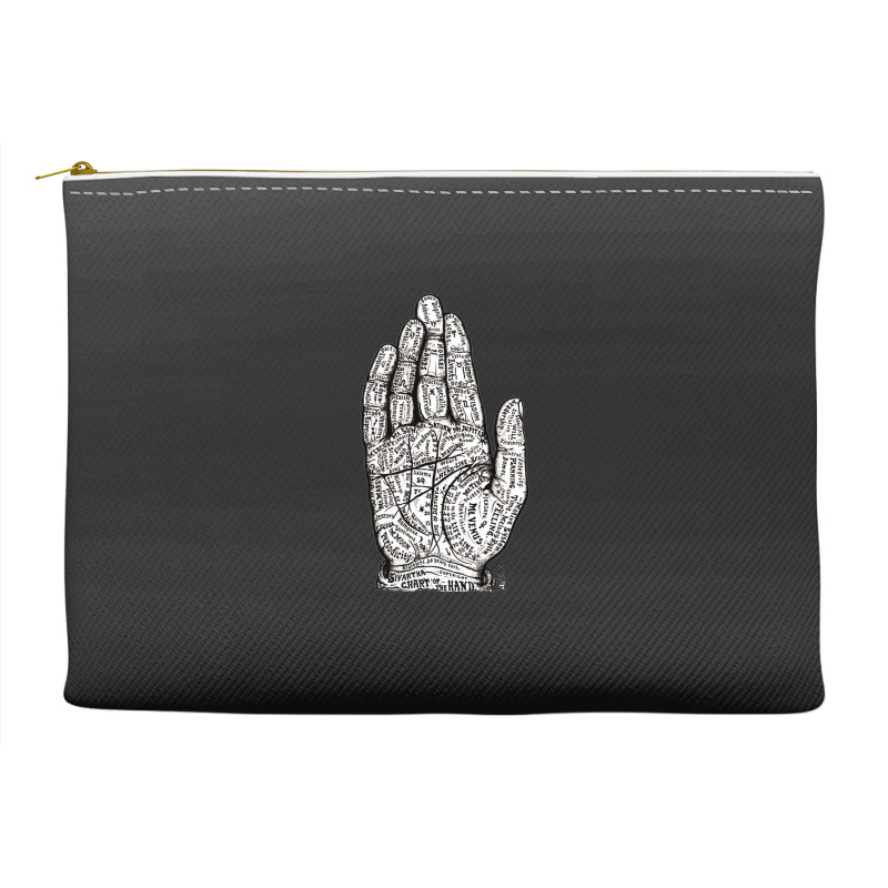 Chart Of The Hand, Palmistry, Chart, The Hand, Chart Of The Hand Vinta Accessory Pouches by SHOPBEES | Artistshot