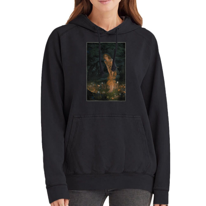 Fairy Gathering, Fairy Gathering Art, Fairy Gathering Vintage, Fairy G Vintage Hoodie | Artistshot