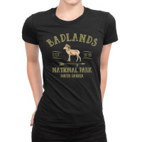 Badlands National Park South Dakota Bighorn Sheep Ladies Fitted T-shirt | Artistshot