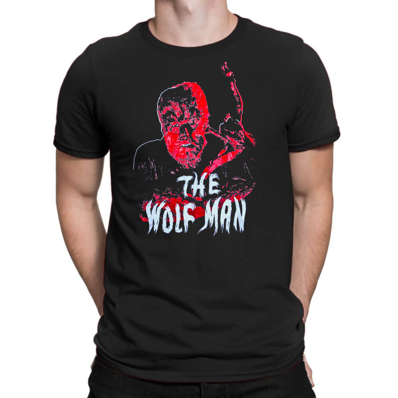 J089 Vintage The Wolf Man Movie, J089 Vintage The Wolf Man Movie Art,  T-shirt | Artistshot