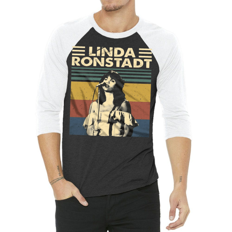 Linda Ronstadt, Linda Ronstadt Vintage, Linda Ronstadt Singer, Linda R 3/4 Sleeve Shirt | Artistshot