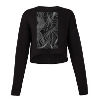 Optical Illusion Minimal Lines Cropped Sweater | Artistshot