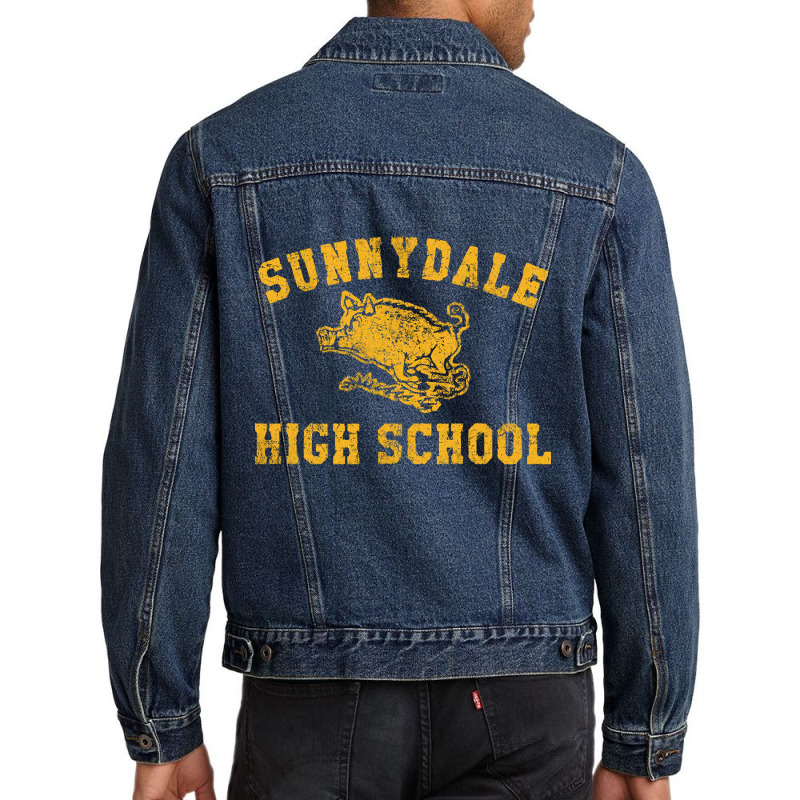 Sunnydale High School, Sunnydale, High School, Sunny Dale, Sunnydale H Men Denim Jacket | Artistshot