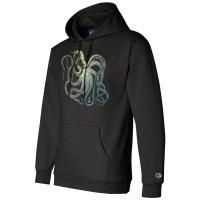 Octopus Cool Vintage Marine Biologist Ocean Sea Life 3 Champion Hoodie | Artistshot