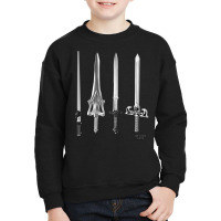 Swords Of The 80s, Swords Of The 80s Art, Swords Of The 80s Vintage, S Youth Sweatshirt | Artistshot