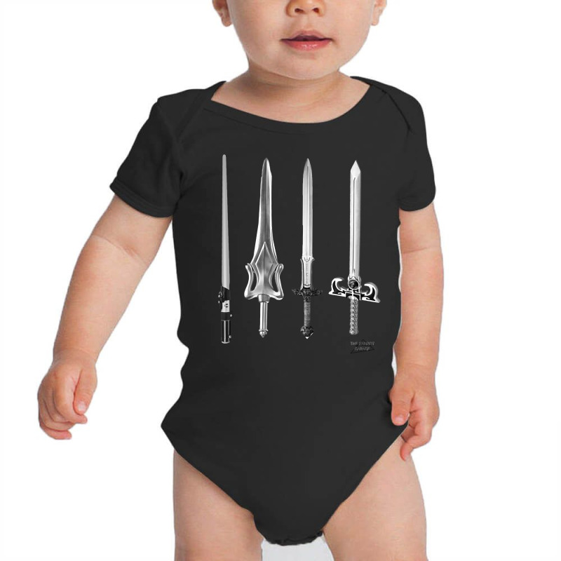 Swords Of The 80s, Swords Of The 80s Art, Swords Of The 80s Vintage, S Baby Bodysuit by SHOPBEES | Artistshot