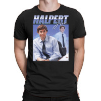 Jim Halpert Homage, Jim Halpert Homage Art, Jim Halpert Homage Vintage T-shirt | Artistshot