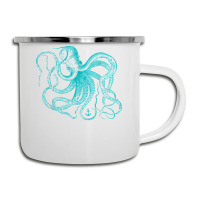 Octopus Cool Vintage Marine Biologist Ocean Sea Life 2 Camper Cup | Artistshot