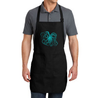 Octopus Cool Vintage Marine Biologist Ocean Sea Life 2 Full-length Apron | Artistshot