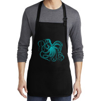 Octopus Cool Vintage Marine Biologist Ocean Sea Life 2 Medium-length Apron | Artistshot