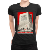 Books Are Weapons In The War Of Ideas Ww2 Propaganda Poster T Shirt Ladies Fitted T-shirt | Artistshot