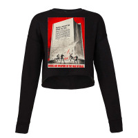 Books Are Weapons In The War Of Ideas Ww2 Propaganda Poster T Shirt Cropped Sweater | Artistshot