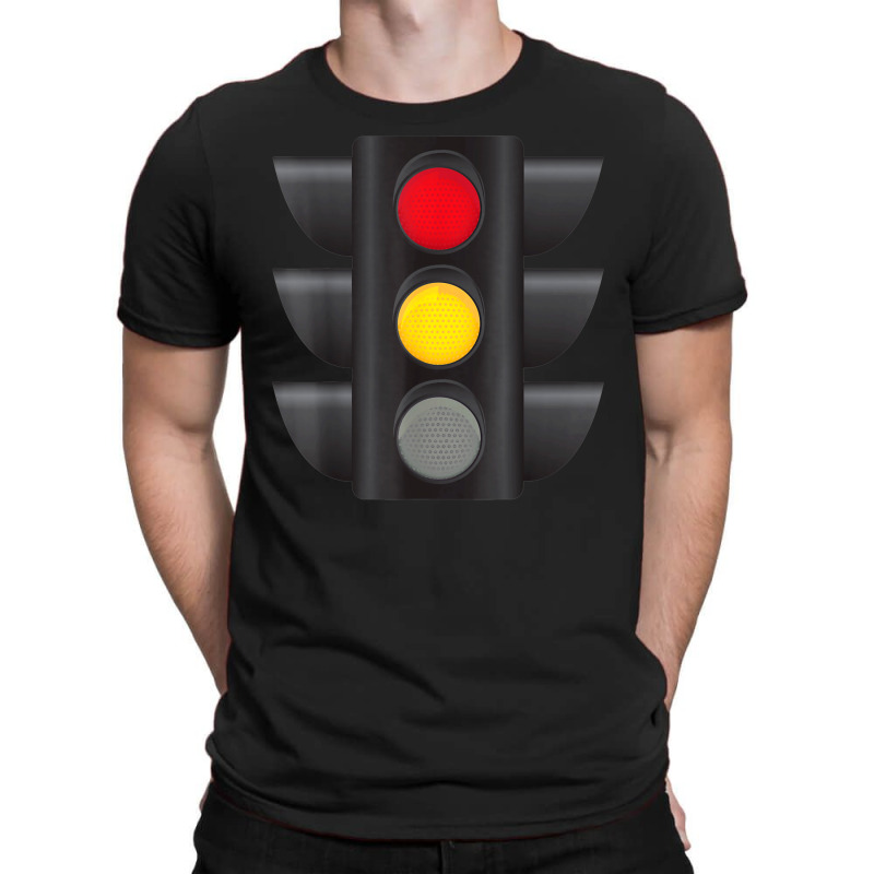 Traffic Light Halloween Costume Stop Go Green Yellow Red T-shirt | Artistshot