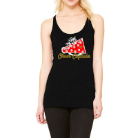 Cheer Captain Shirt, Red Megaphone Heart Flower Accent Racerback Tank | Artistshot