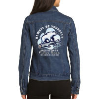 Bear Polar Bear 597 Forest Ladies Denim Jacket | Artistshot