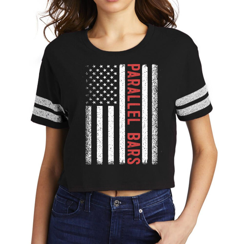 Parallel Bars, Parallel Bars Vintage, Parallel Bars Art, Parallel Bars Scorecard Crop Tee by cm-arts | Artistshot