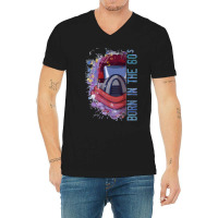 Matt Trakker Mask Founder Born In The Eighties Classic V-neck Tee | Artistshot