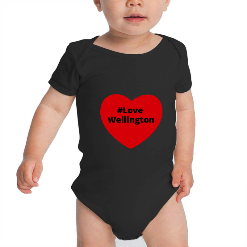 Love Wellington, Hashtag Heart, Love Wellington 2 Baby Bodysuit | Artistshot