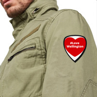 Love Wellington, Hashtag Heart, Love Wellington Shield S Patch | Artistshot