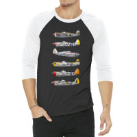 Republic P-47 Thunderbolt The Jug P47 3/4 Sleeve Shirt | Artistshot