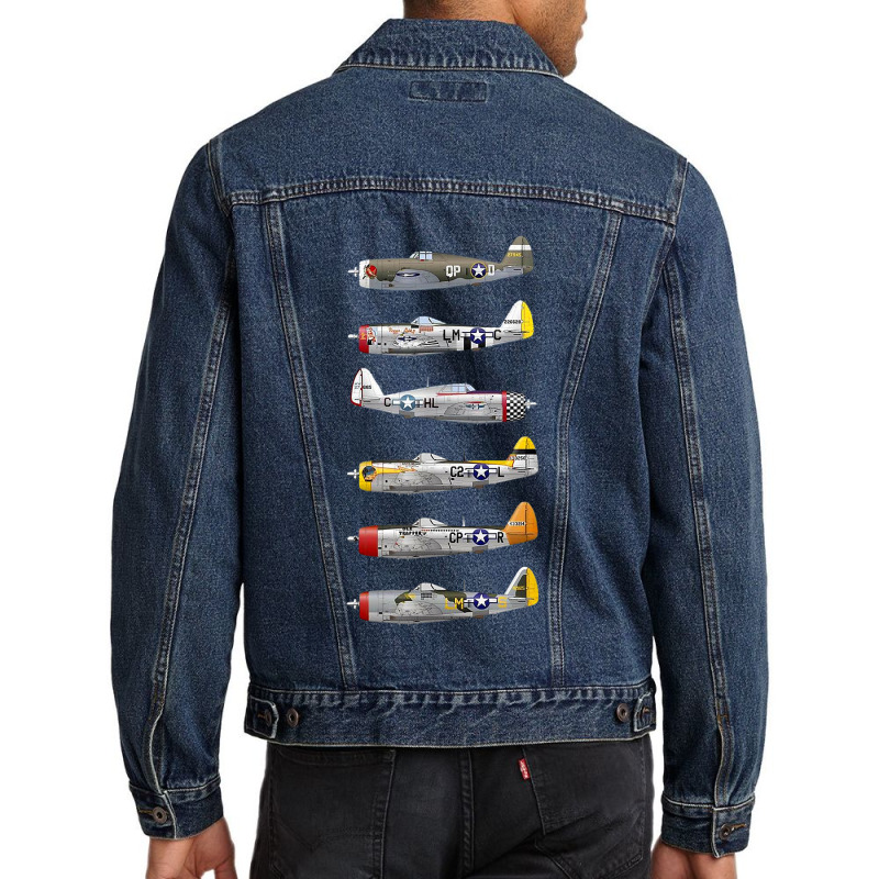 Republic P-47 Thunderbolt The Jug P47 Men Denim Jacket | Artistshot