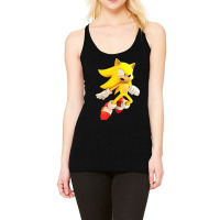 Yellow Hedgehog Jumps Aside Racerback Tank | Artistshot