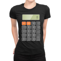 Cool Funny Calculator Party And Halloween Costume Ladies Fitted T-shirt | Artistshot