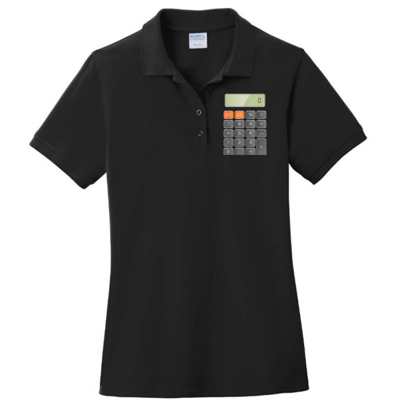 Cool Funny Calculator Party And Halloween Costume Ladies Polo Shirt by AnaMercedesContreras | Artistshot