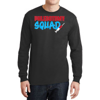 Cool Phlebotomy Squad With Syringe Phlebotomist Apparel Long Sleeve Shirts | Artistshot