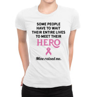 My Hero Raised Me Ladies Fitted T-shirt | Artistshot