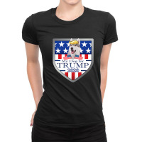 My Siberian Husky For Trump Ladies Fitted T-shirt | Artistshot