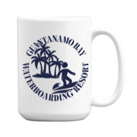 Waterboardingresort In Guantanamo Bay Tailliertes 15 Oz Coffee Mug | Artistshot