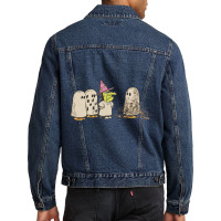 Peanuts Vintage Great Pumpkin Ghost Costumes Men Denim Jacket | Artistshot