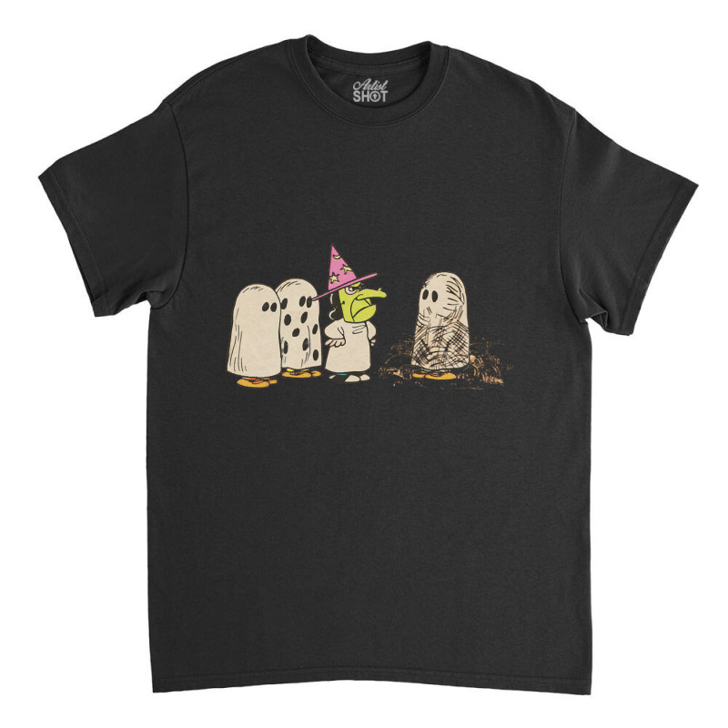 Peanuts Vintage Great Pumpkin Ghost Costumes Classic T-shirt | Artistshot