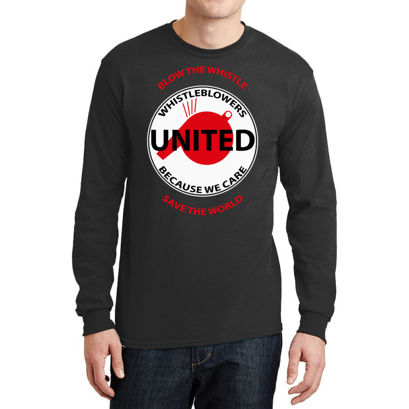 Whistleblower United Badge Long Sleeve Shirts | Artistshot