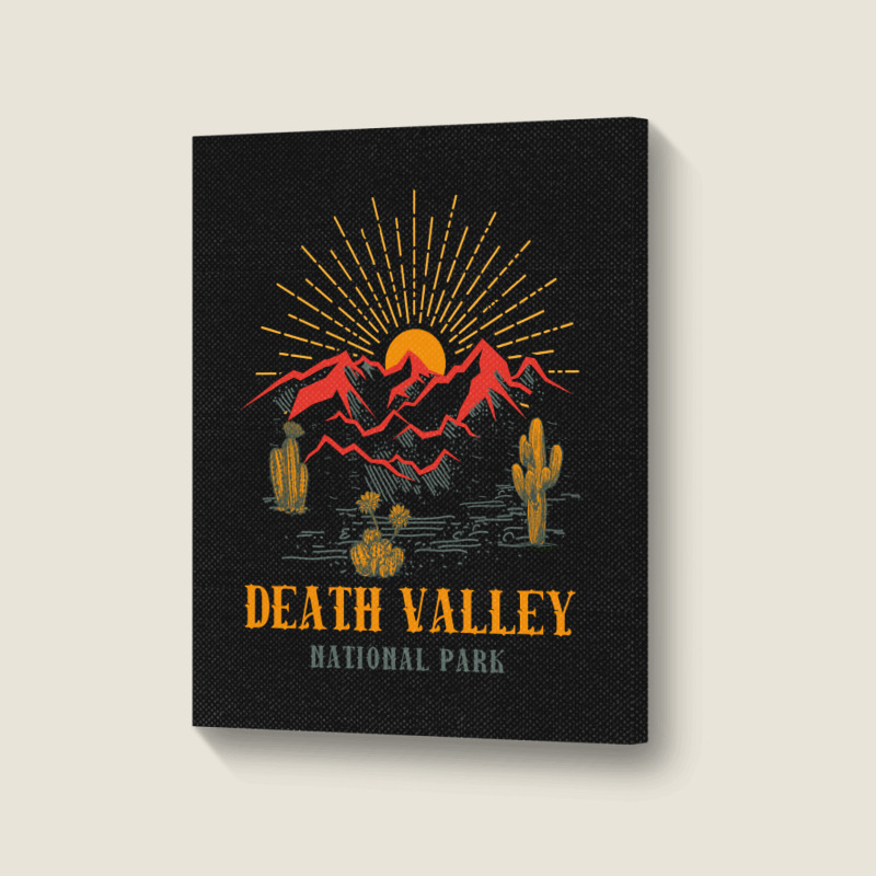 Death Valley National Park Novelty Graphic Design Sweat Portrait Canvas Print | Artistshot