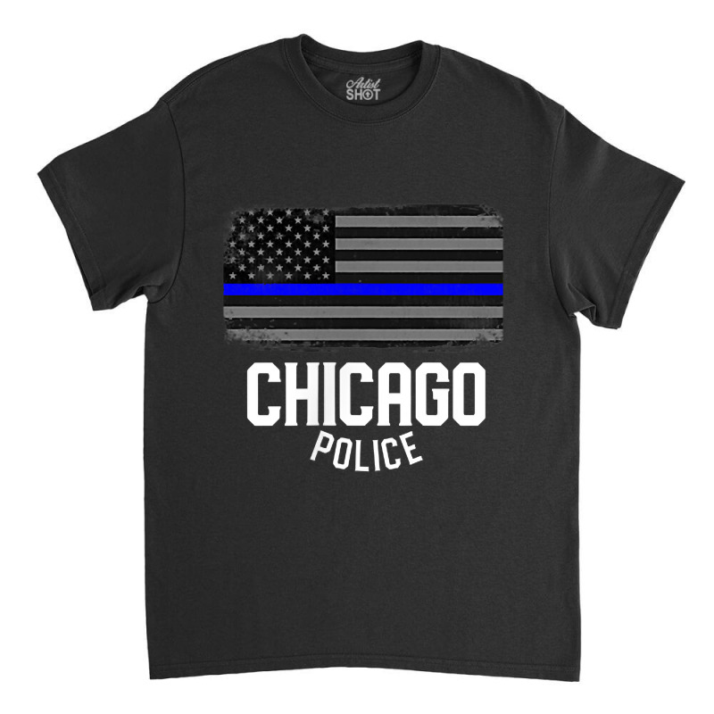 City Of Chicago Police Officer Illinois Policeman Classic T-shirt | Artistshot