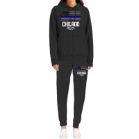 City Of Chicago Police Officer Illinois Policeman Hoodie & Jogger Set | Artistshot