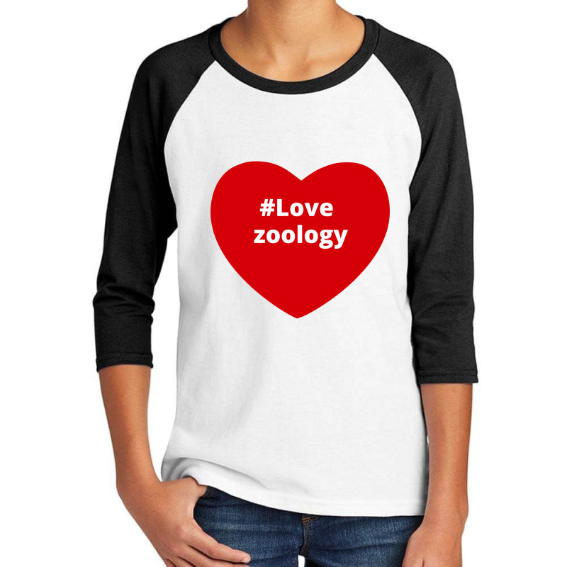 Love Zoology, Hashtag Heart, Zoology Youth 3/4 Sleeve by chillinxs | Artistshot