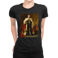 Nigel Farage King, Nigel Farage, King, Anti Boris Johnson, Farage King Ladies Fitted T-shirt | Artistshot