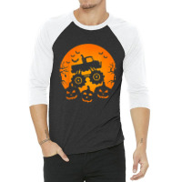 Monster Truck Halloween Shirt 3/4 Sleeve Shirt | Artistshot